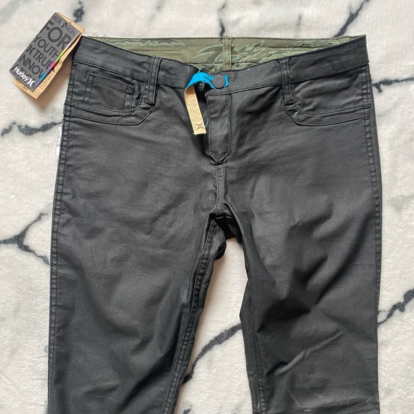 REVERSIBLE Hurley Black/Army Skinny Pants Size 29 - Picture 9 of 10